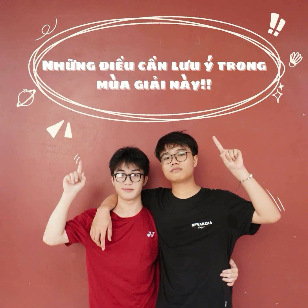[ NHỮNG ĐIỀU CẦN LƯU Ý TRONG MÙA GIẢI THPT HUỲNH THÚC KHÁNG 2025]
