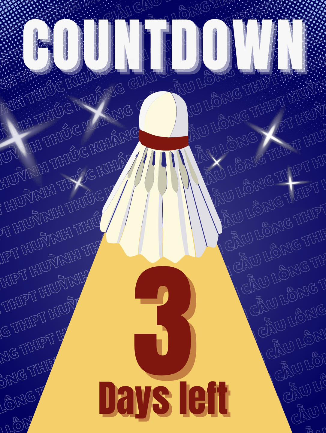 COUNTDOWN – 3 DAYS LEFT!