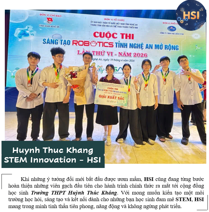 Huynh Thuc Khang STEM Innovation - HSI